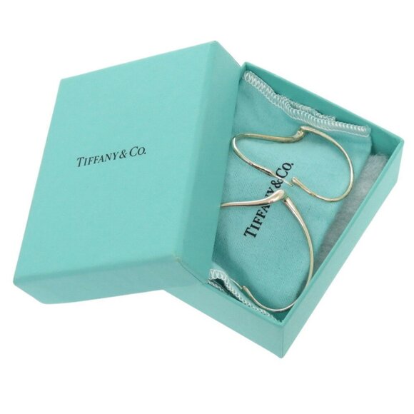 TIFFANY Silver Heart Earrings - Picture 3 of 4